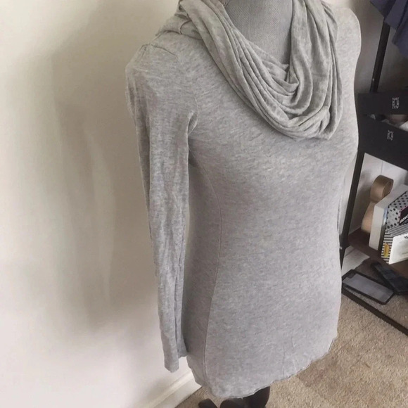 Casa Lee Gray Cowl Neck Top - Picture 2 of 5